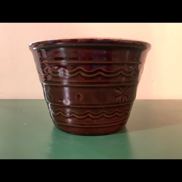 Vintage Mar-Crest Daisy and Dot Oven Proof Stoneware Bowl